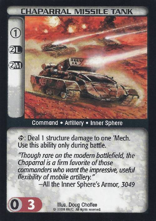 Chaparral Missile Tank