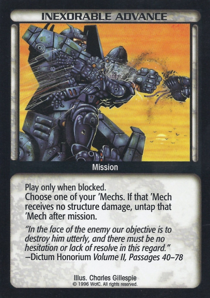 Inexorable Advance