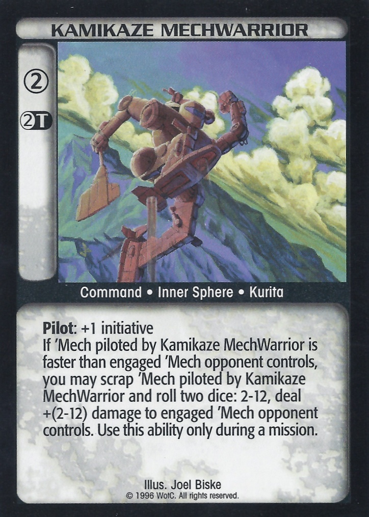 Kamikaze MechWarrior