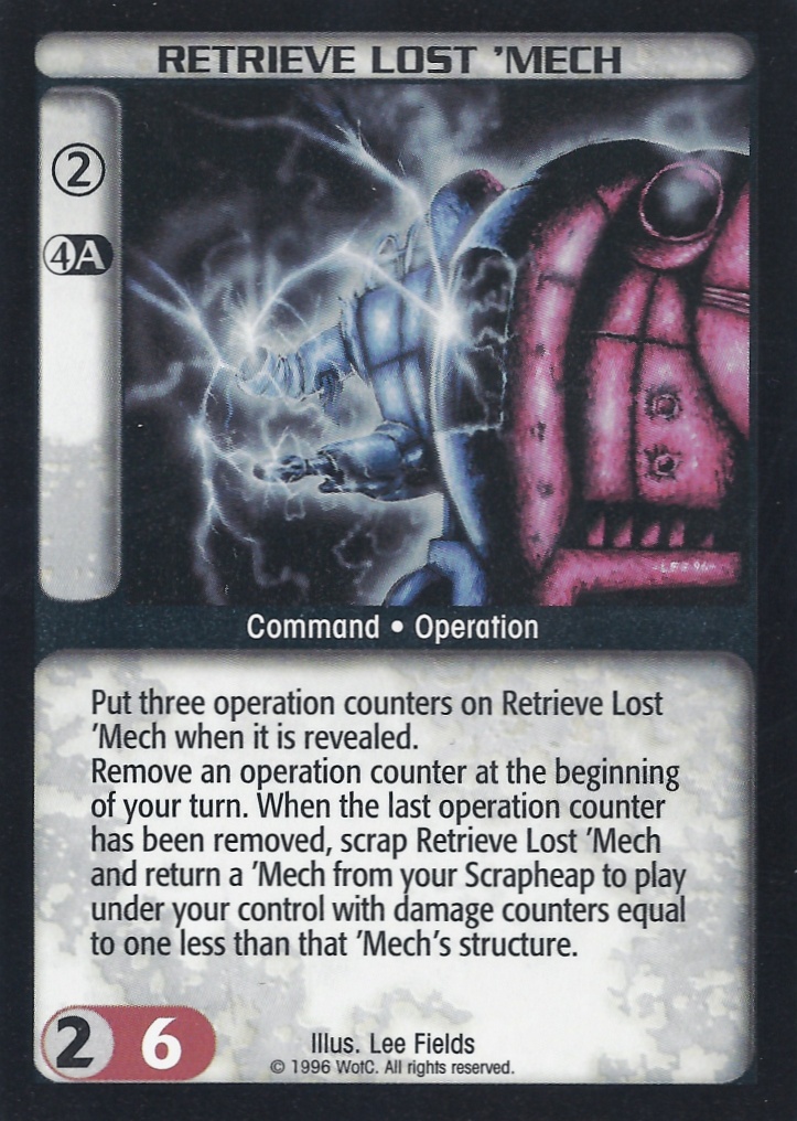 Retrieve Lost Mech