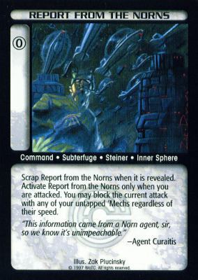 Report from the Norns - R