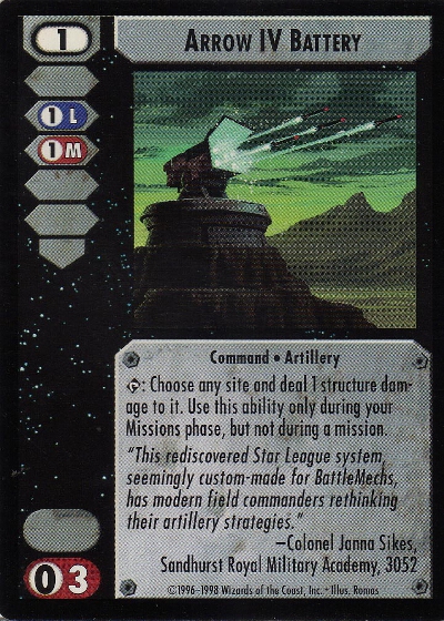 Arrow IV Battery