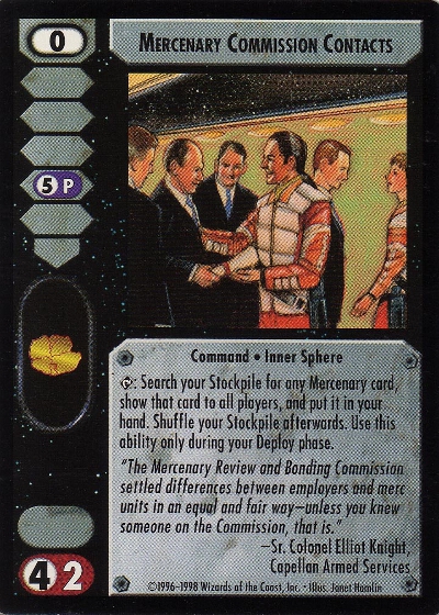 Mercenary Commission Contacts