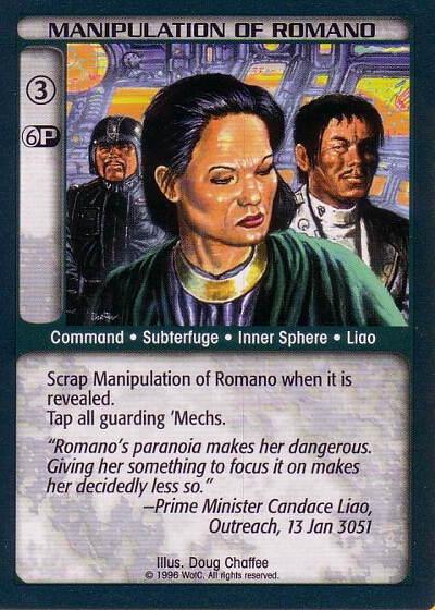 Manipulation of Romano