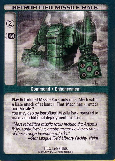 Retrofitted Missile Rack