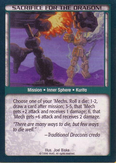 Sacrifice for the Dragon!