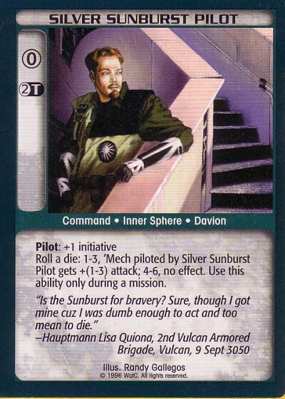 Silver Sunburst Pilot