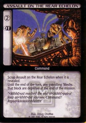 Assault on the Rear Echelon