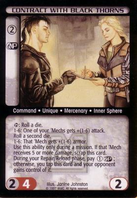 Contract with The Black Thorns