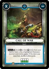 Call of War (Claimed) - Foil