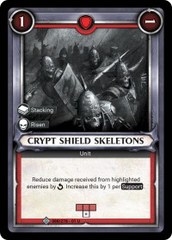 Crypt Shield Skeletons (Claimed) - Foil