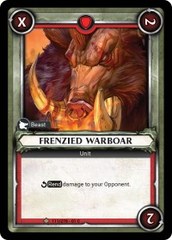 Frenzied Warboar (Unclaimed) - Foil