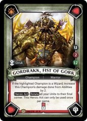 Gordrakk, Fist of Gork (Unclaimed) - Foil