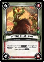 Savage Boar Boss (Unclaimed) - Foil