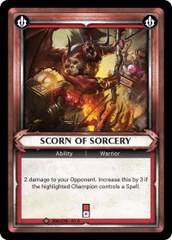 Scorn of Sorcery (Unclaimed) - Foil
