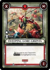 Sweeping Gore-Grunta (Unclaimed) - Foil
