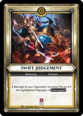 Swift Judgement (Claimed) - Foil