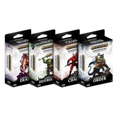 Warhammer Age of Sigmar Champions Set of 4 Campaign Decks