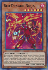 Red Dragon Ninja - SHVA-EN025 - Super Rare - 1st Edition