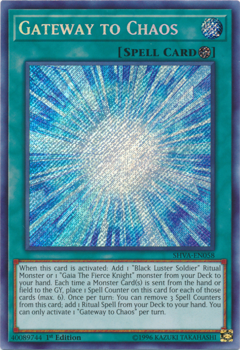 Passerelle vers le chaos - SHVA-EN058 - Secret Rare - 1ere edition // Shadows in Valhalla - SHVA