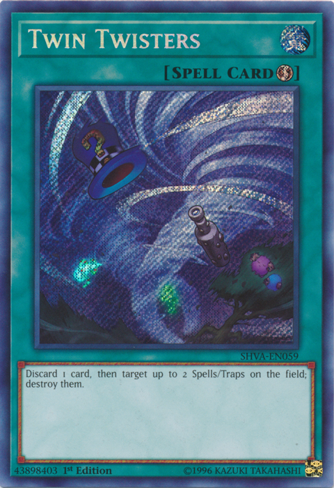 Twin Twisters - SHVA-EN059 - Secret Rare - 1st Edition