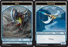 Myr (007) // Thopter (008) Double-Sided Token