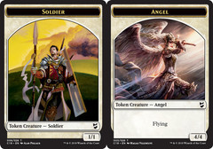 Angel (003) // Soldier (006) Double-Sided Token