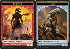 Myr (023) // Survivor (012) Double-Sided Token