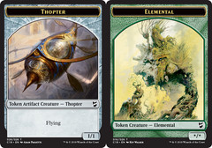 Elemental // Thopter (026) Double-sided Token