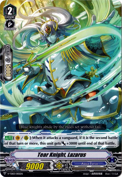 Tear Knight, Lazarus - V-TD03/005EN Tear Knight, Lazarus - V-TD03/005EN