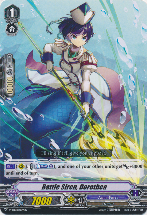Battle Siren, Dorothea - V-TD03/009EN Battle Siren, Dorothea - V-TD03/009EN