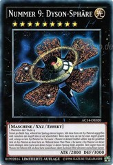 Number 9: Dyson Sphere (Nummer 9: Dyson-Sphäre) - AC14-DE020 - Super Rare