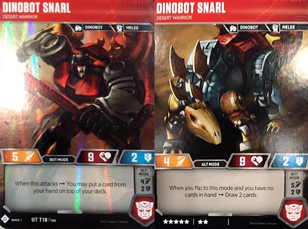 Dinobot Snarl // Desert Warrior