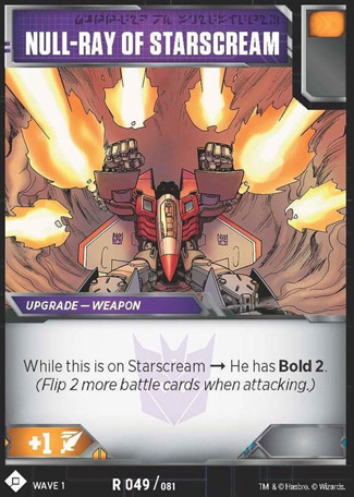 Null-Ray of Starscream