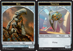 Myr Token (023) // Thopter Token (025)