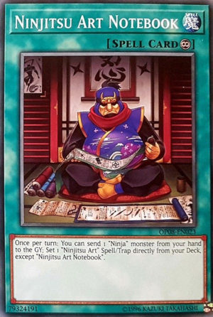 Ninjitsu Art Notebook - OP08-EN023 - Common - Unlimited Edition