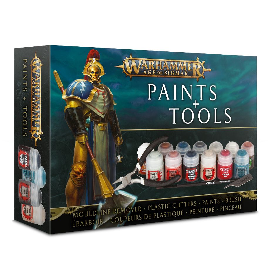 Warhammer Age of Sigmar Paints & Tools Set