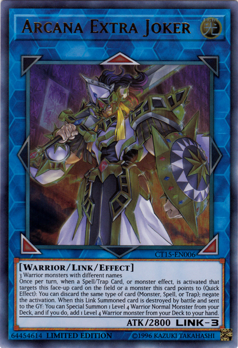 Arcana Extra Joker - CT15-EN006 - Ultra Rare - Limited