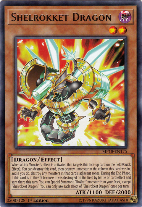 Shelrokket Dragon - MP18-EN175 - Rare - 1st Edition