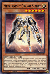 Mekk-Knight Orange Sunset - MP18-EN179 - Common - 1st Edition