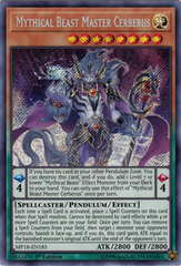 Mythical Beast Master Cerberus - MP18-EN185 - Secret Rare - 1st Edition