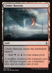 Cinder Barrens (Amonkhet) - Planeswalker Deck Exclusives