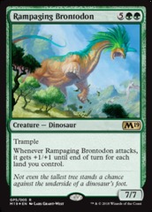 Rampaging Brontodon (2018 Gift Pack) - Foil