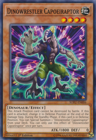 Dinowrestler Capoeiraptor - SOFU-EN006 - Common - 1st Edition