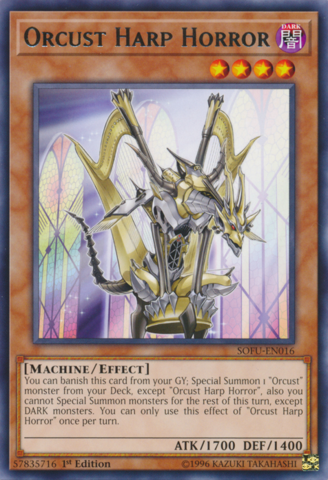 Orcust Harp Horror - SOFU-EN016 - Rare - 1st Edition