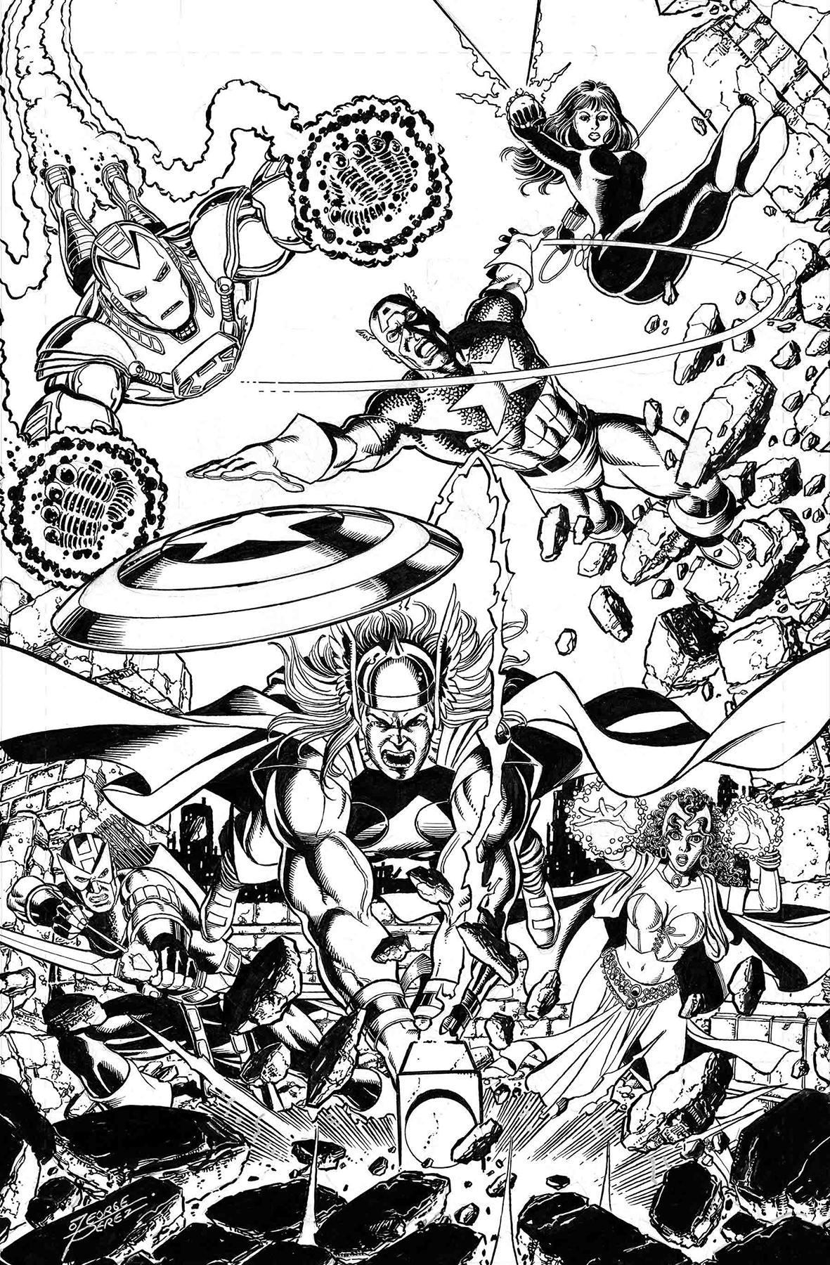 Avengers #10 Perez Var (STL100535)