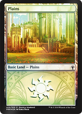 Plains - Ravnica Weekend - A10 Foil