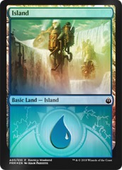 Island - Izzet (A03) - Foil Ravnica Weekend Promo