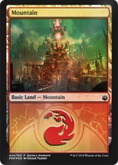 Mountain - Izzet (A04) - Foil Ravnica Weekend Promo