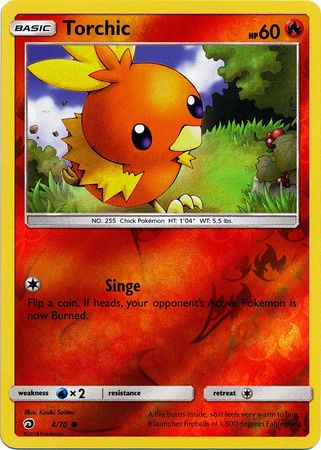 Torchic - 4/70 - Common - Reverse Holo